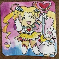 artist:annk char:sailor_moon game:quiz_bisyoujo_sailor_moon_-_chiryoku_tairyoku_toki_no_un sheep // 1200x1200 // 308.0KB