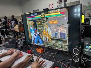 Art of Fighting 3, a Neo-Geo game.