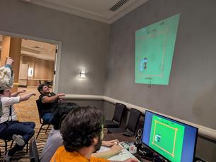 Boxing for Atari 2600. Note the audience members getting into the action.